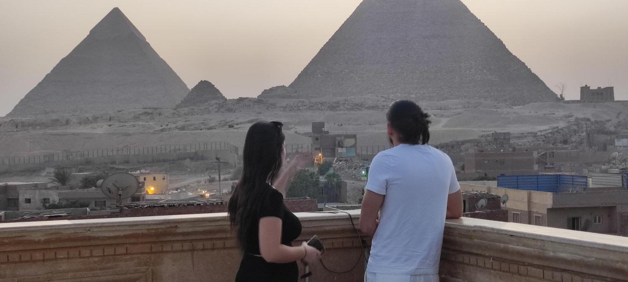 Pyramids Kingdom Hotell Kafret el-Gabal Exteriör bild